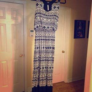Patterned maxi dress